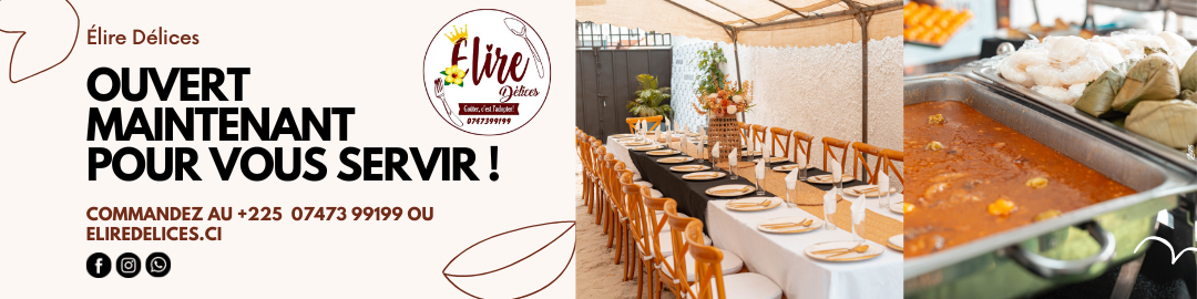 RESEAU ENTREPRENEURS IZIVERSE CÔTE D'IVOIRE 3 ELIRE DELICES Banner 1